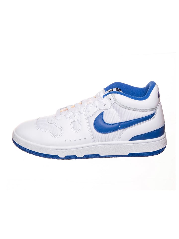 Nike Skórzane sneakersy "Attack" w kolorze biało-niebieskim rozmiar: 46