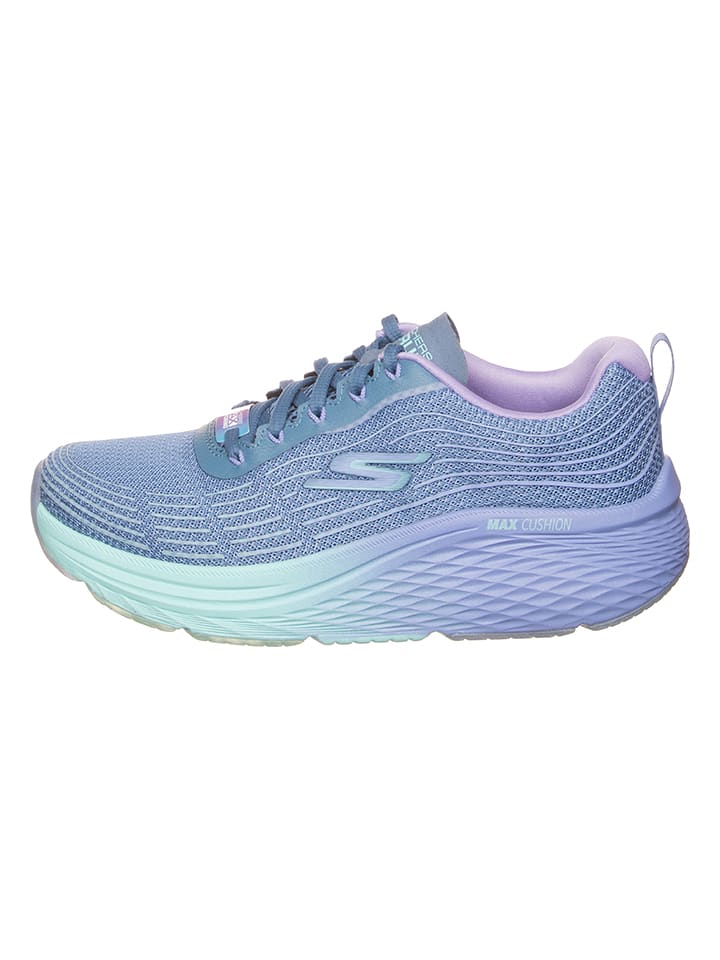 Skechers Sneakersy "Max Cushioning Elite 2.0 - Sp" w kolorze fioletowo-błękitnym rozmiar: 38,5