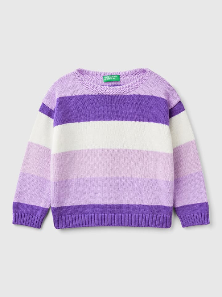 Benetton Sweter w kolorze fioletowym rozmiar: 98