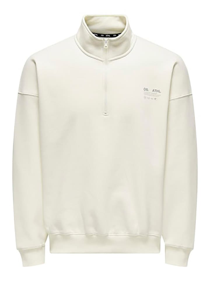 ONLY & SONS Bluza w kolorze kremowym rozmiar: S