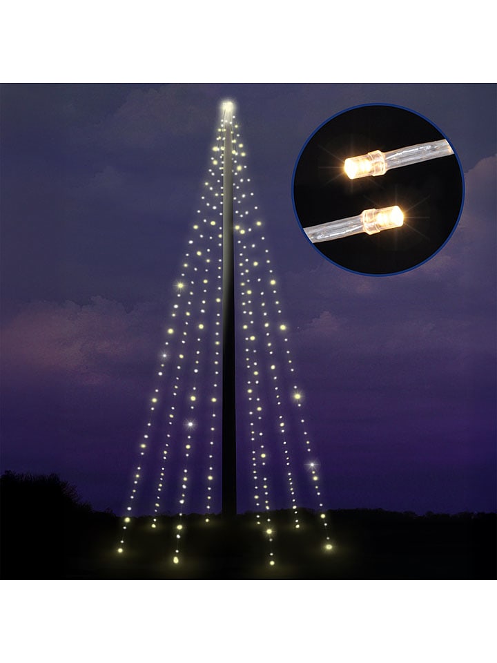 Hollybell Łańcuch świetlny LED do masztu flagowego - EEK G (A do G) - dł. 1000 cm rozmiar: onesize