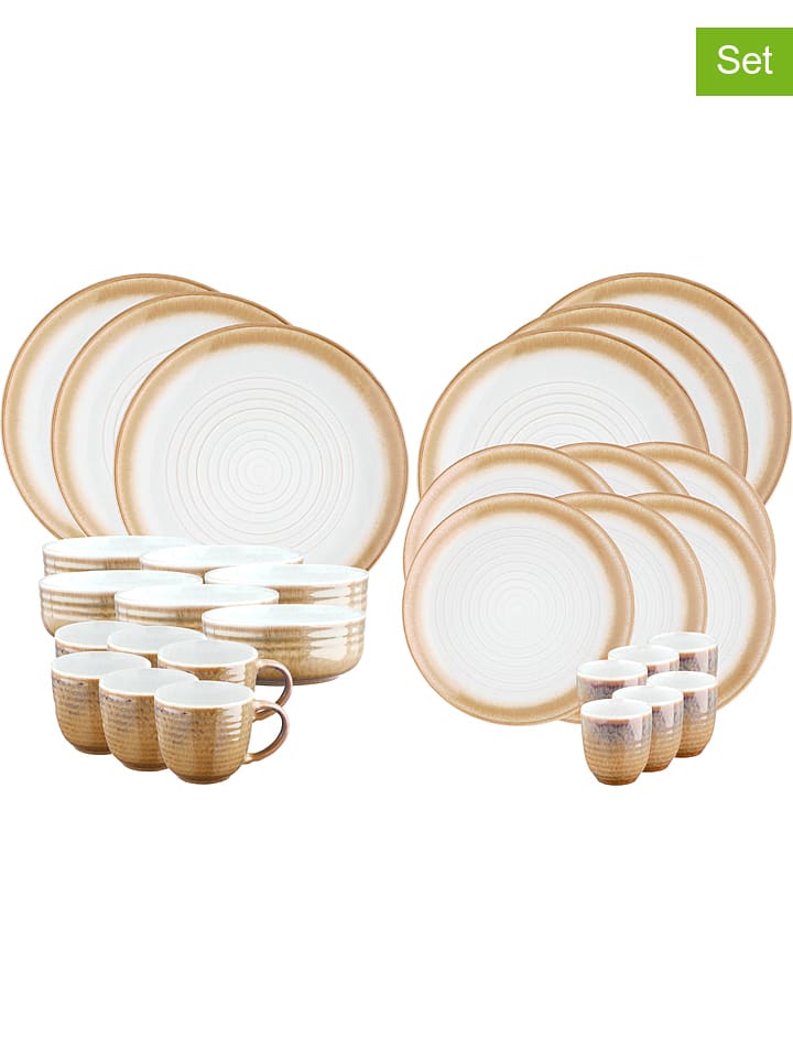 Björn 30-częściowy zestaw "Cosmos" w kolorze biało-beżowym rozmiar: onesize