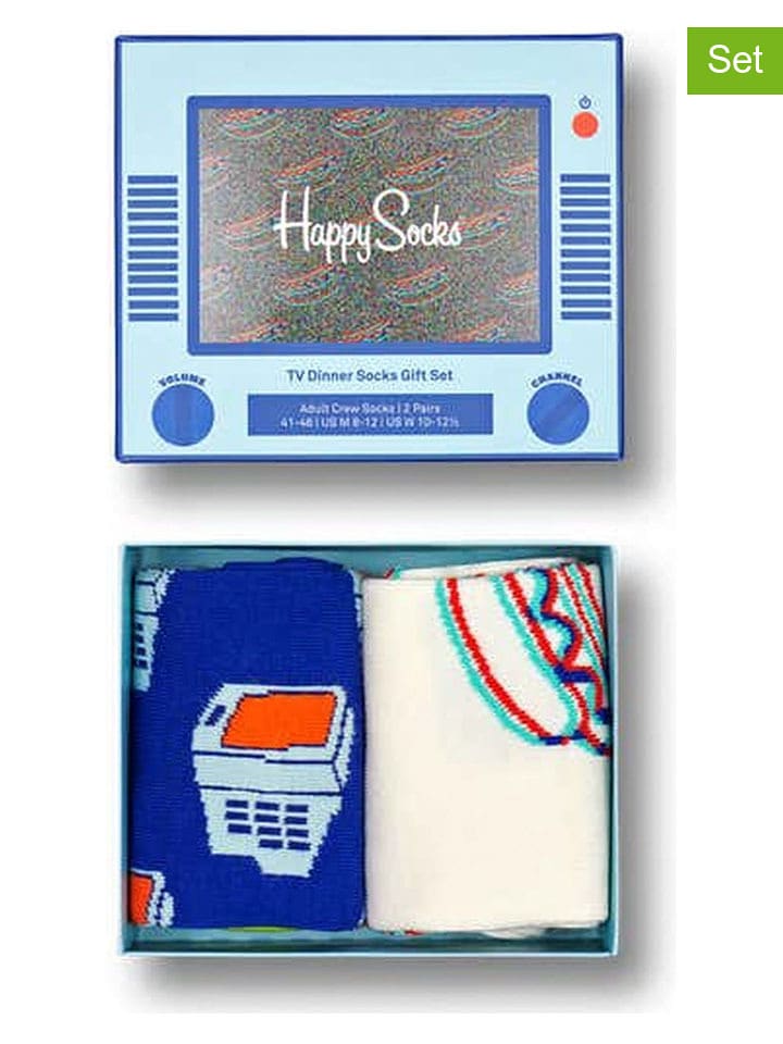 Happy Socks Skarpety (2 pary) ze wzorem rozmiar: 36-40