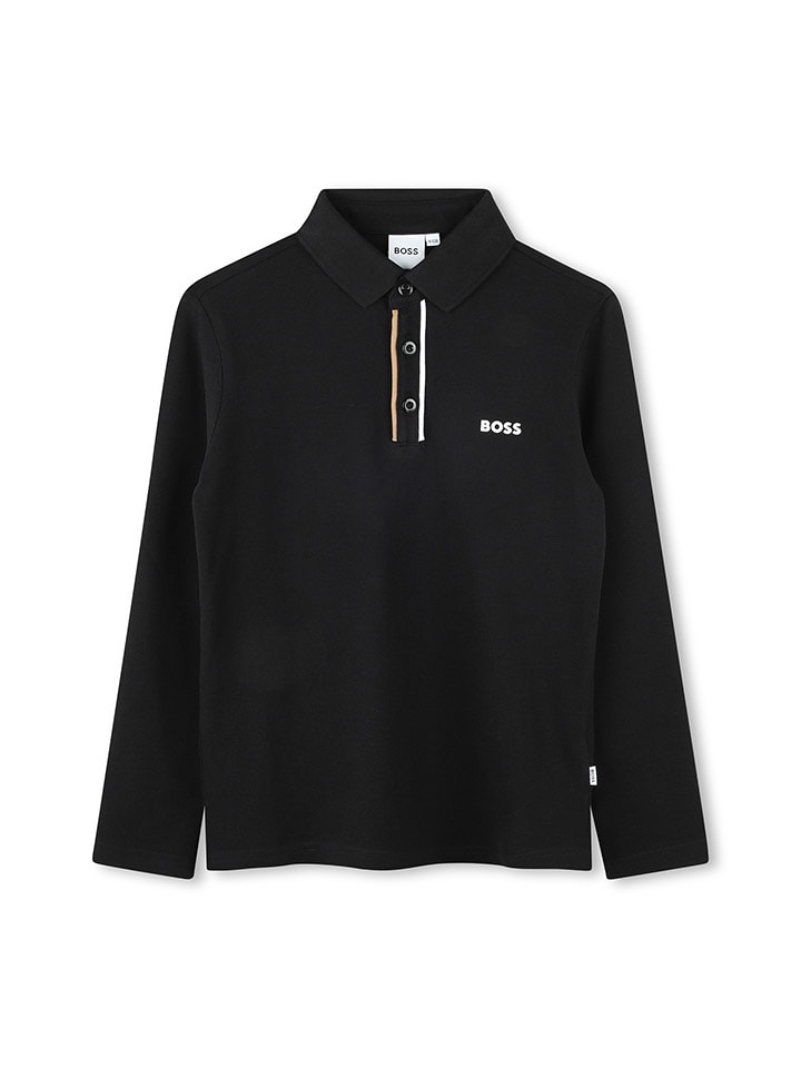Hugo Boss Kids Koszulka polo w kolorze czarnym rozmiar: 164