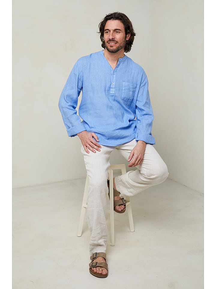 Lin Passion Koszula w kolorze błękitnym rozmiar: L/XL