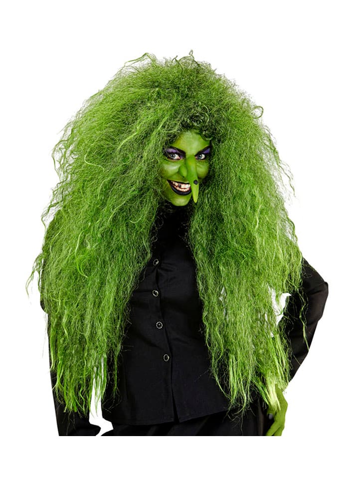Widmann Peruka "Witch" w kolorze zielonym rozmiar: onesize