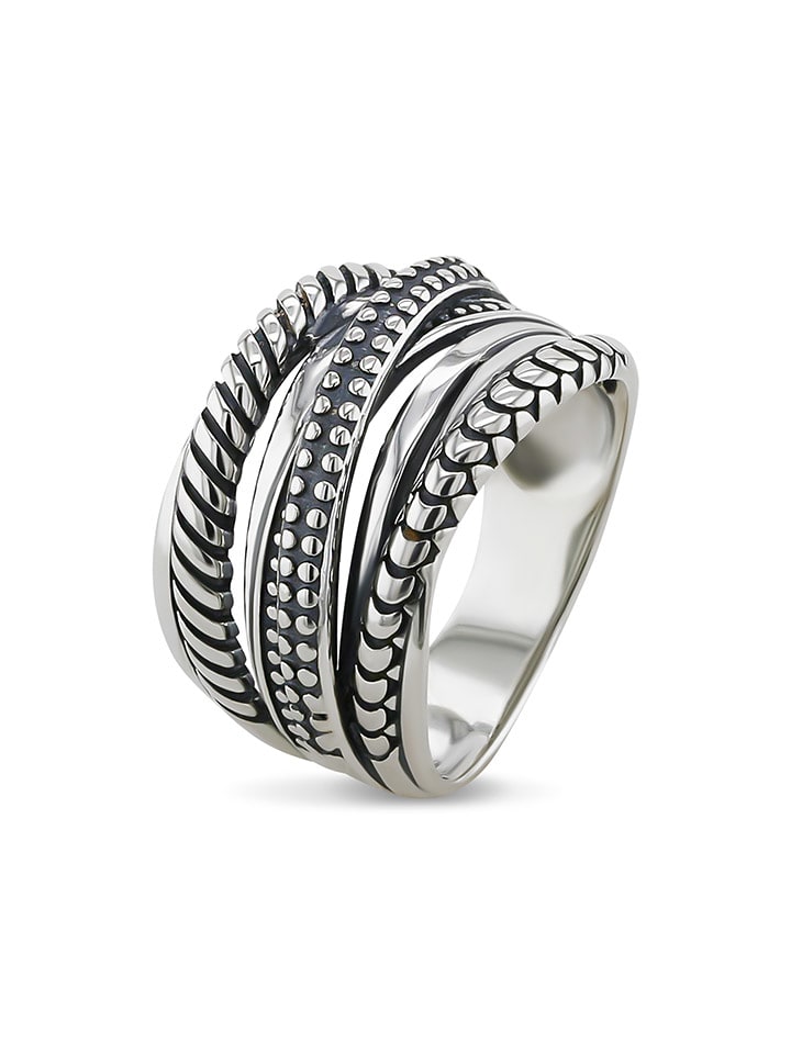 Nomad Srebrny pierścionek rozmiar: 60