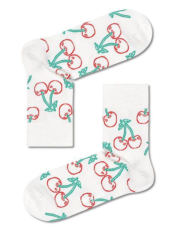 Happy Socks Skarpety w kolorze białym rozmiar: 41-46