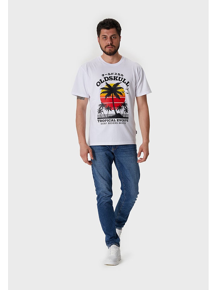 OLDSKULL Koszulka w kolorze białym rozmiar: XL