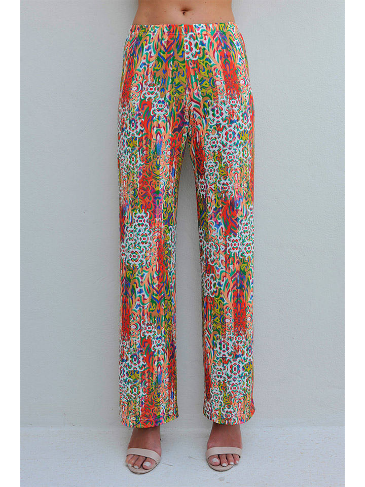 Bleu d'Azur Spodnie "Montauk" ze wzorem rozmiar: 46