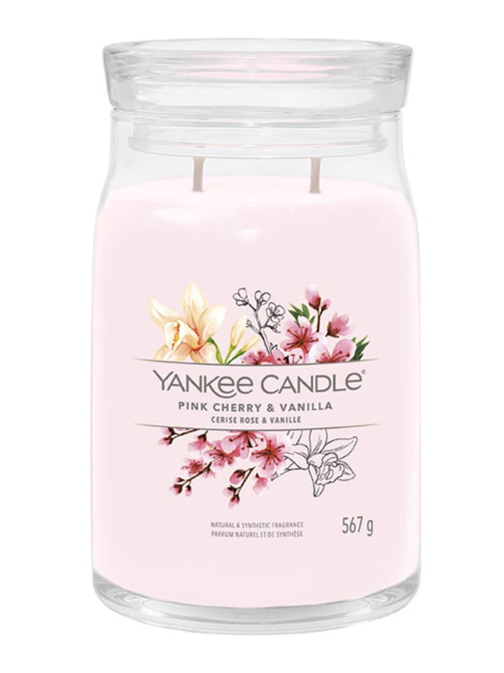 Yankee Candle Świeca zapachowa "Pink Cherry & Vanilla" - 567 g rozmiar: onesize