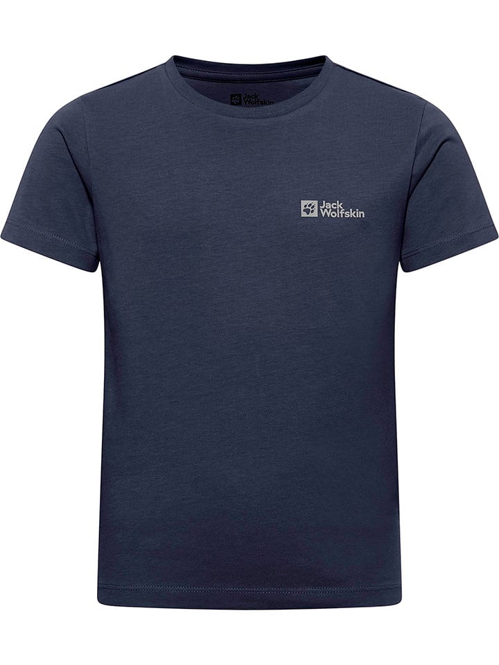 Jack Wolfskin Koszulka "Essential" w kolorze granatowym rozmiar: 116