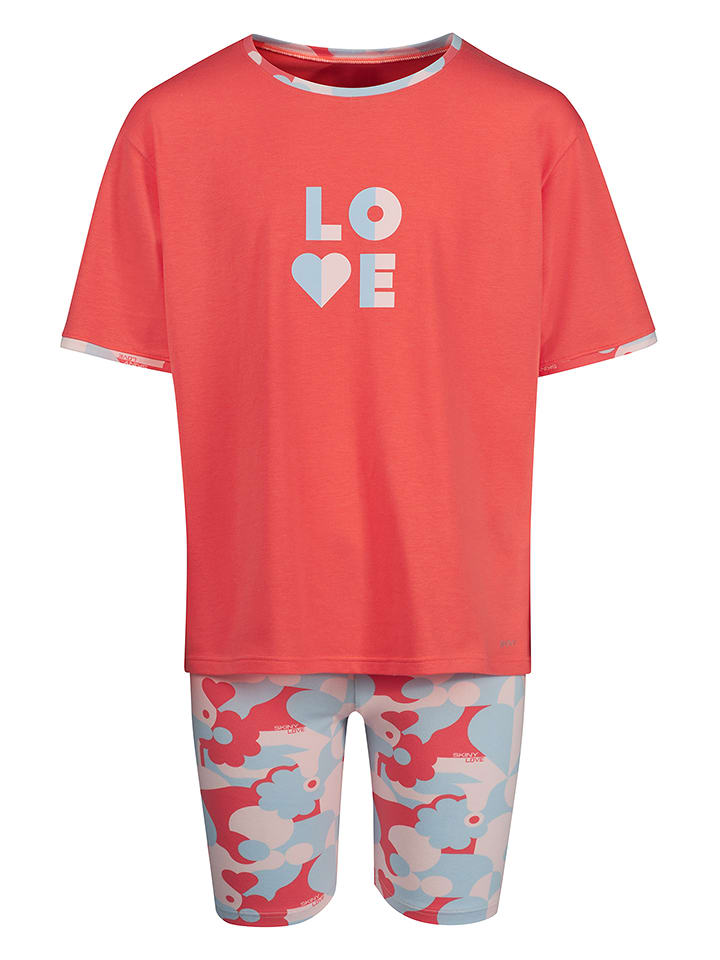 Skiny Piżama w kolorze czerwono-błękitnym rozmiar: 152