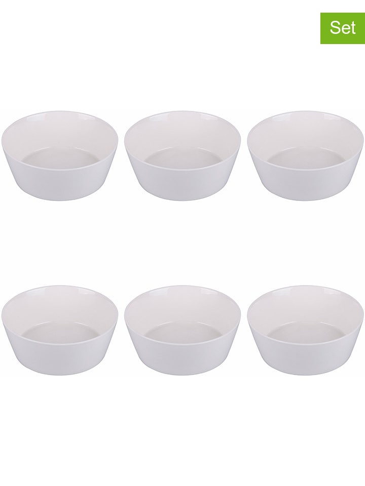 Villa d´Este Miski (6 szt.) w kolorze białym do musli - 900 ml rozmiar: onesize
