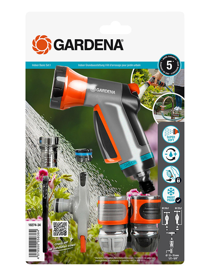 Gardena 3-częściowy zestaw w kolorze szarym rozmiar: onesize