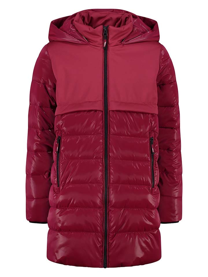 CMP Płaszcz pikowany w kolorze czerwonym rozmiar: 164