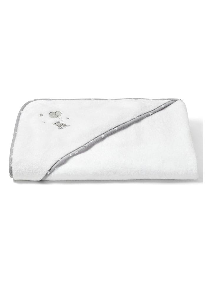 Schiesser Ręcznik "Las Palmas" w kolorze białym z kapturem rozmiar: 80x80 cm