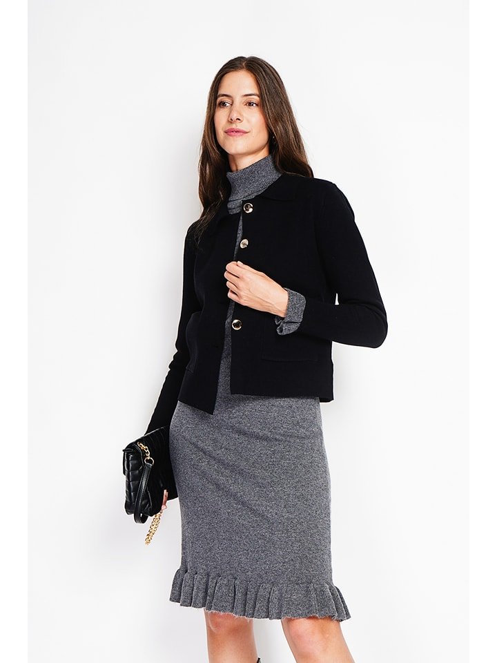 William de Faye Kurtka koszulowa w kolorze czarnym rozmiar: 42