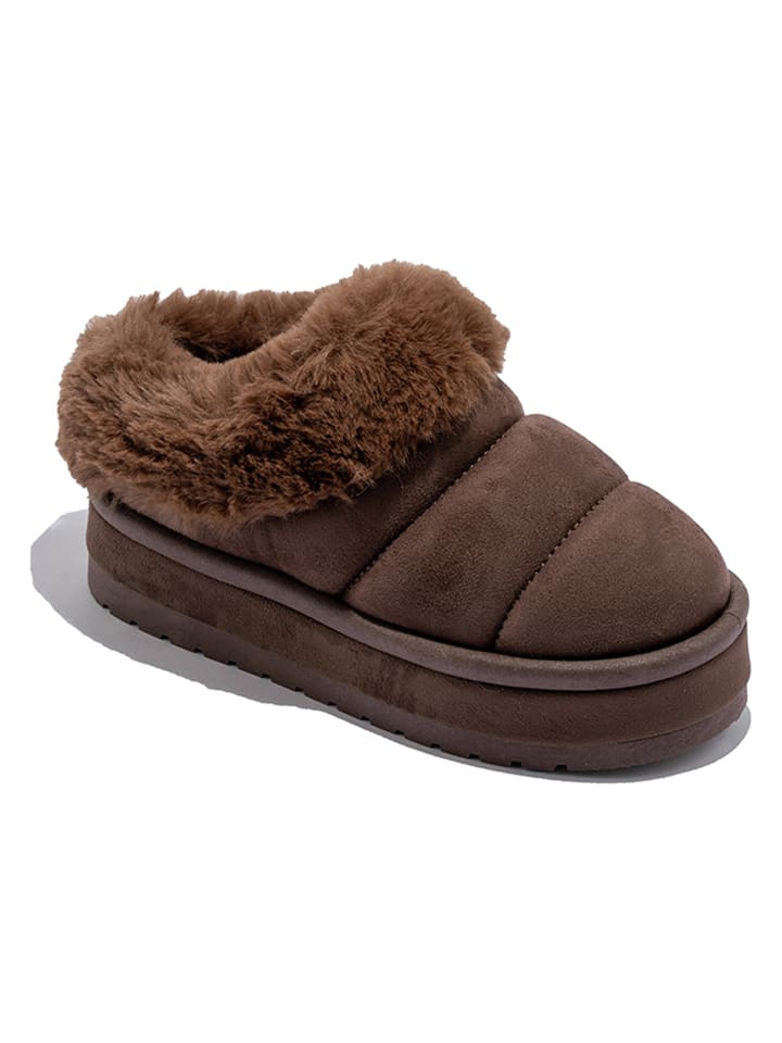 C'M Kapcie w kolorze brązowym rozmiar: 41