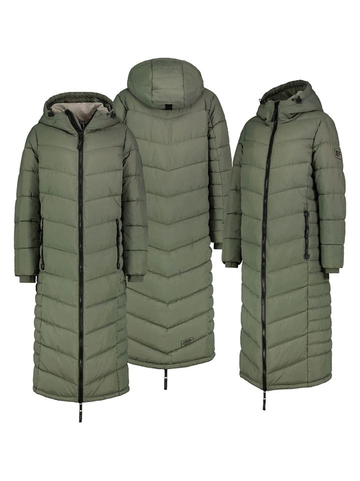 Sublevel Płaszcz pikowany w kolorze oliwkowym rozmiar: M