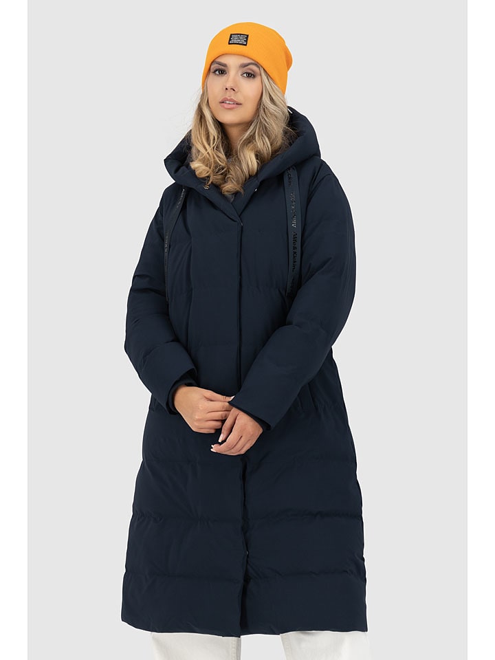 alife and kickin Płaszcz zimowy "DitteAK" w kolorze granatowym rozmiar: XL