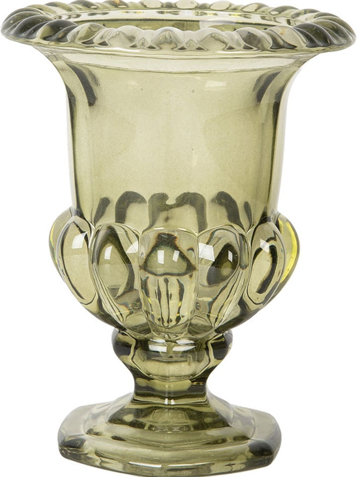 Clayre & Eef Wazon w kolorze zielonym - wys. 14 x Ø 12 cm rozmiar: onesize