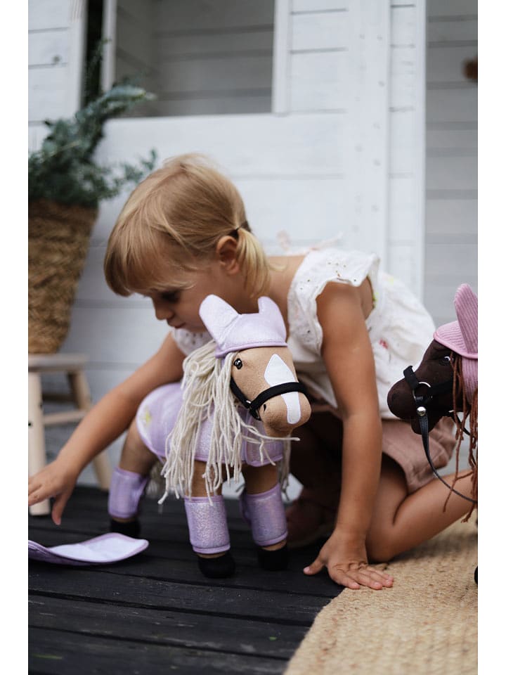 ASTRUP Zestaw akcesoriów w kolorze fioletowym dla koników - 3+ rozmiar: onesize