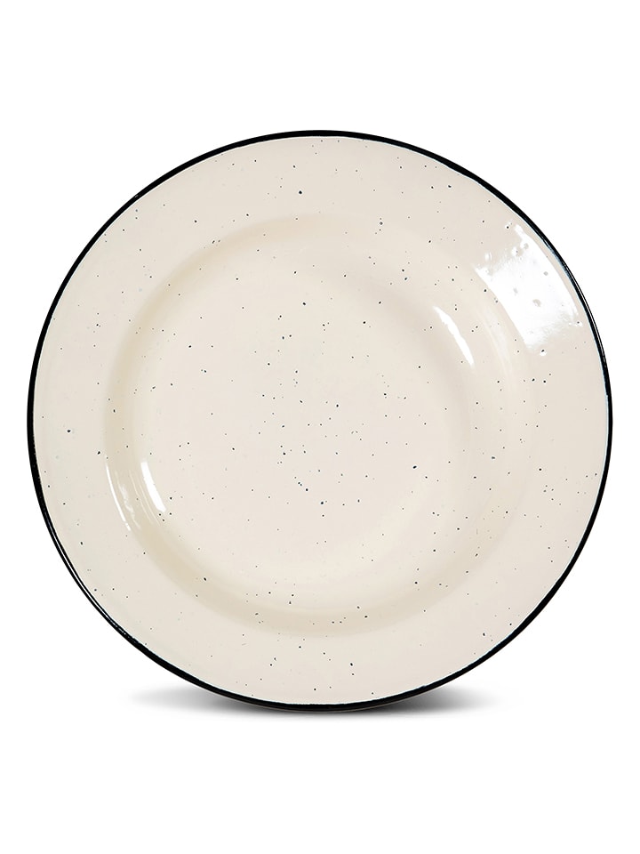 Sagaform Talerz śniadaniowy "Doris" w kolorze kremowym - Ø 20 cm rozmiar: onesize