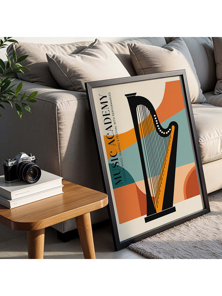 Wallity Druk artystyczny w ramce rozmiar: 55x75 cm