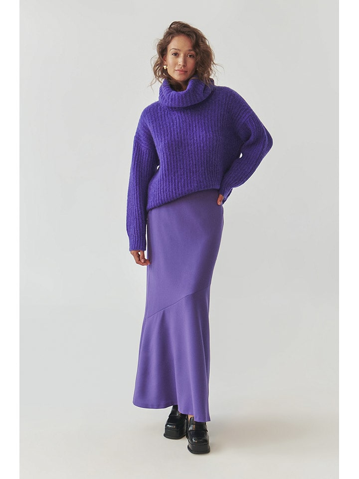 TATUUM Wełniana spódnica "Paloma 1" w kolorze fioletowym rozmiar: 40