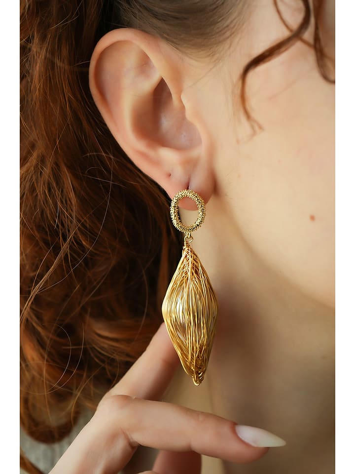 Pierres delicates Kolczyki w kolorze białym z perłami rozmiar: onesize