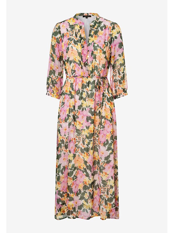 More & More Sukienka w kolorze zielono-jasnoróżowym rozmiar: 46