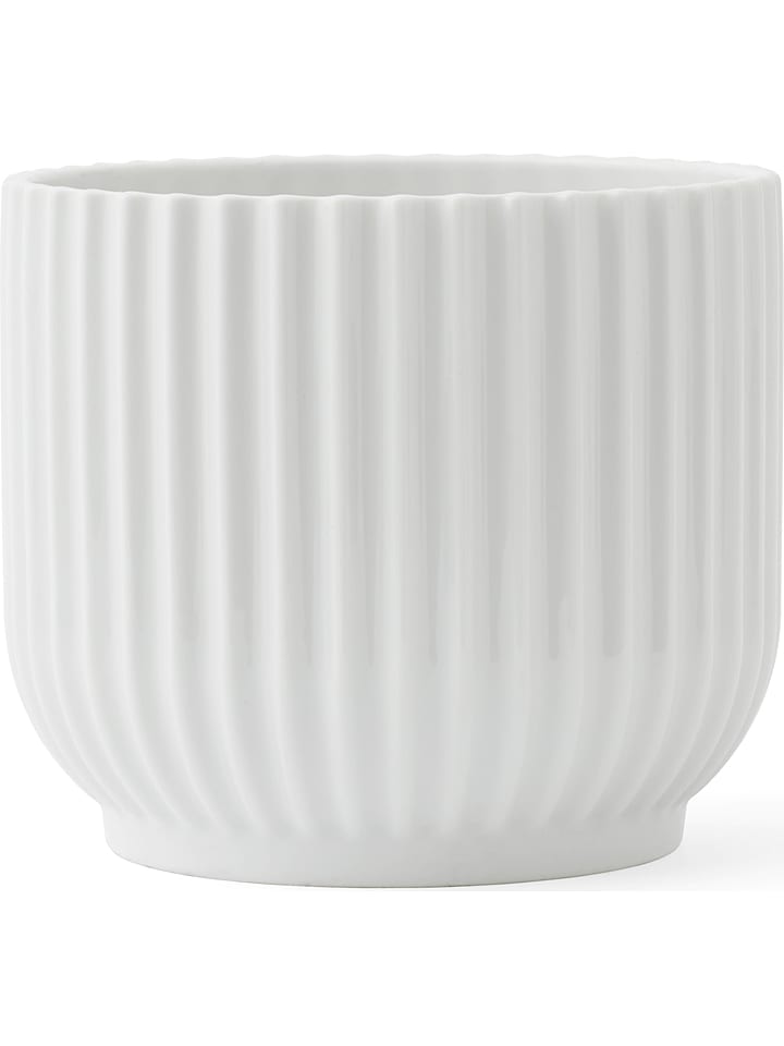 LYNGBY Doniczka w kolorze białym - wys. 10,5 cm rozmiar: onesize