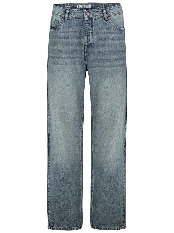 Sublevel Dżinsy "Adam" - Loose fit - w kolorze niebieskim rozmiar: W31
