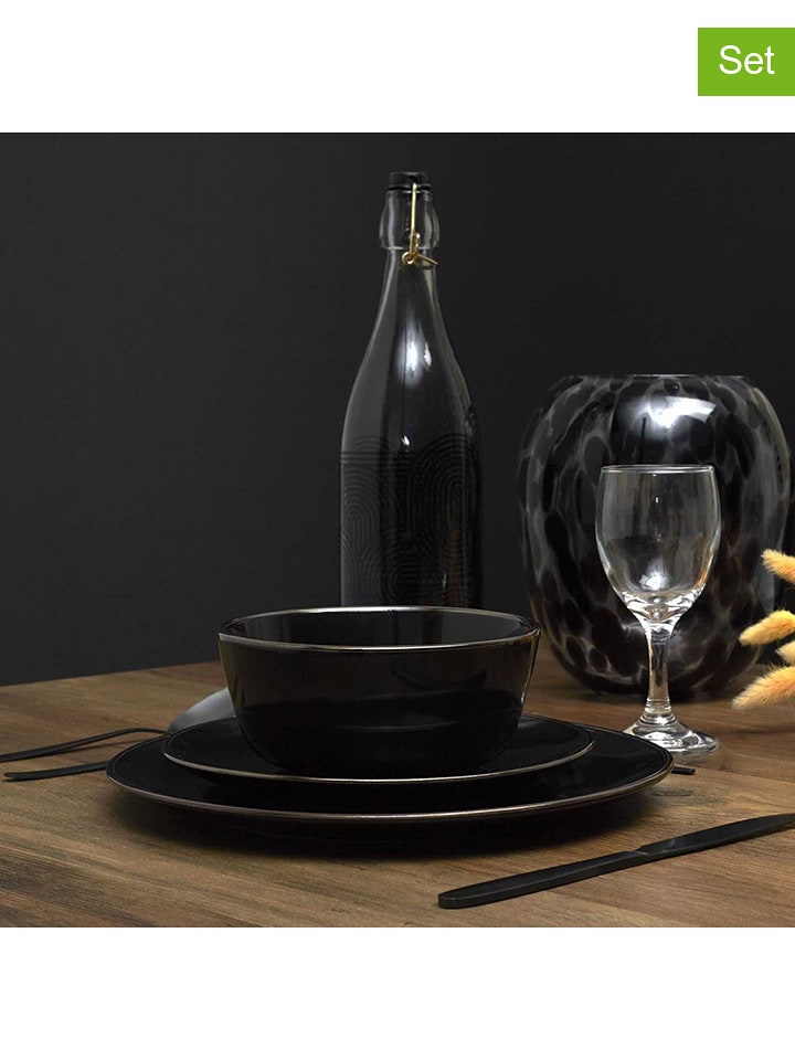 every ware Miski (12 szt.) w kolorze czarnym - Ø 14 cm rozmiar: onesize