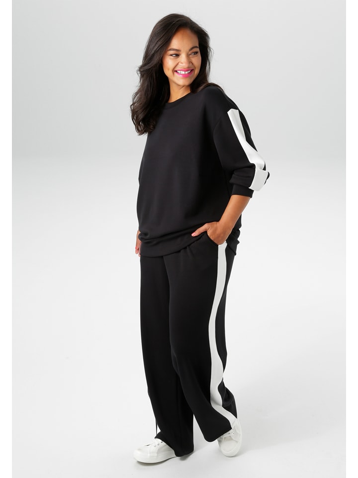 Aniston Bluza w kolorze czarnym rozmiar: 48