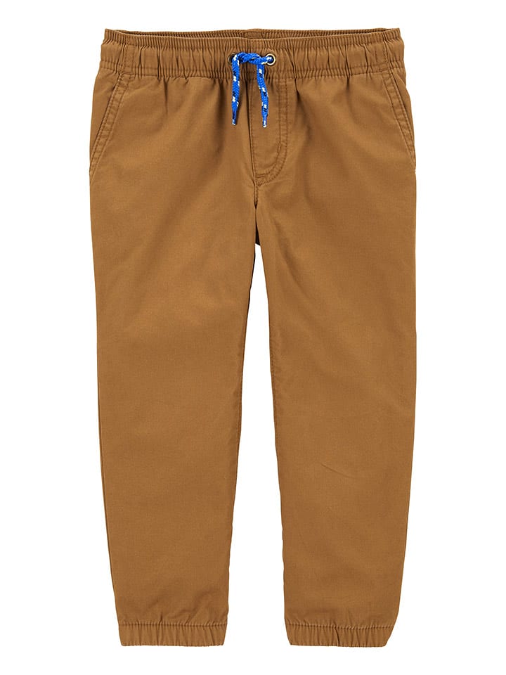 carter's Jegginsy w kolorze jasnobrązowym rozmiar: 86