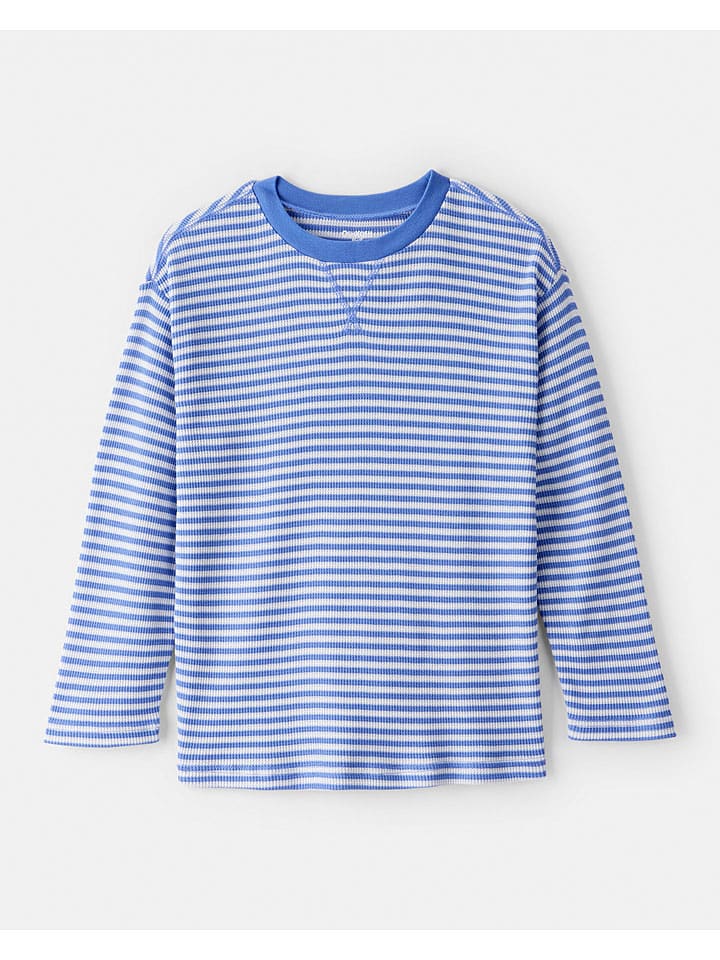 OshKosh Koszulka w kolorze niebiesko-białym rozmiar: 164