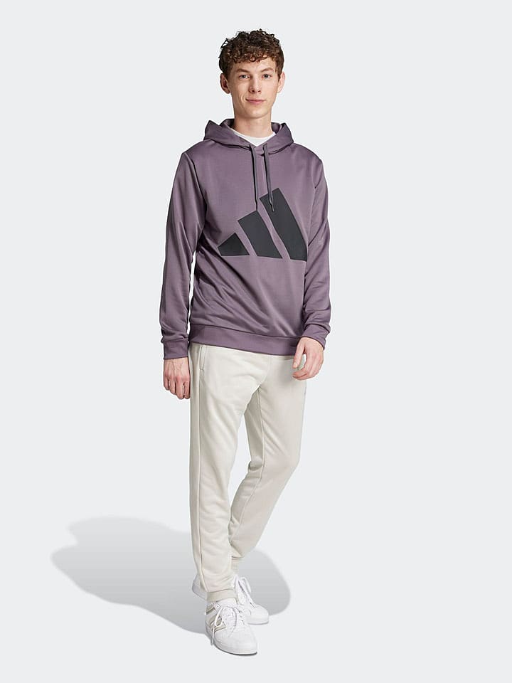 adidas 2-częściowy zestaw w kolorze fioletowo-kremowym rozmiar: XXL