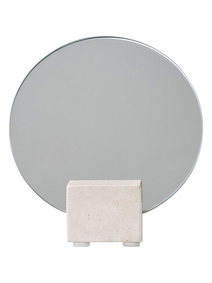 House Nordic Lusterko stołowe w kolorze beżowym - wys. 18 x Ø 18 cm rozmiar: onesize