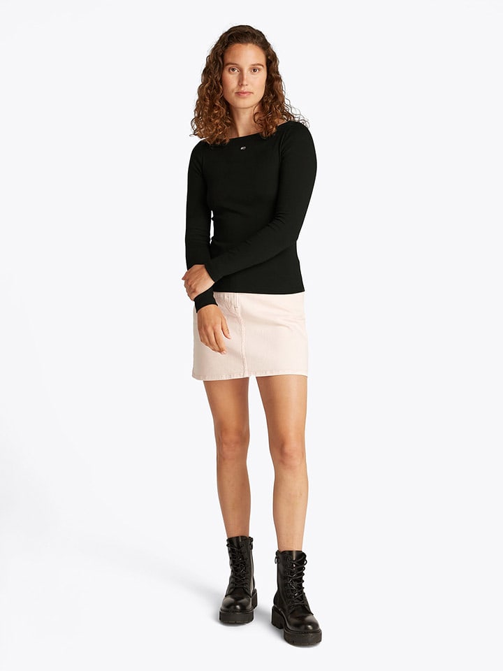 TOMMY JEANS Koszulka w kolorze czarnym rozmiar: L