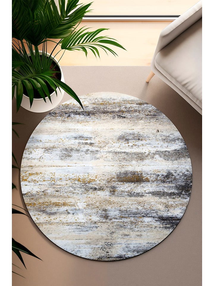 Mioli Dywan w kolorze kremowo-szarym rozmiar: 120 cm