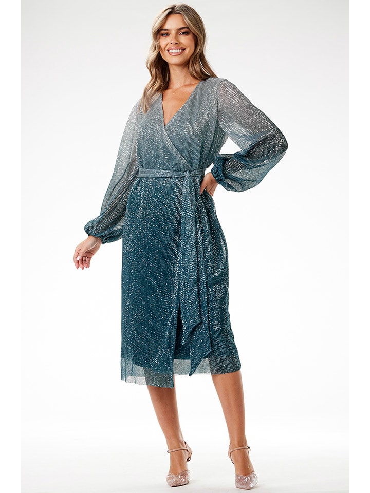 Awama Sukienka w kolorze turkusowym rozmiar: XL