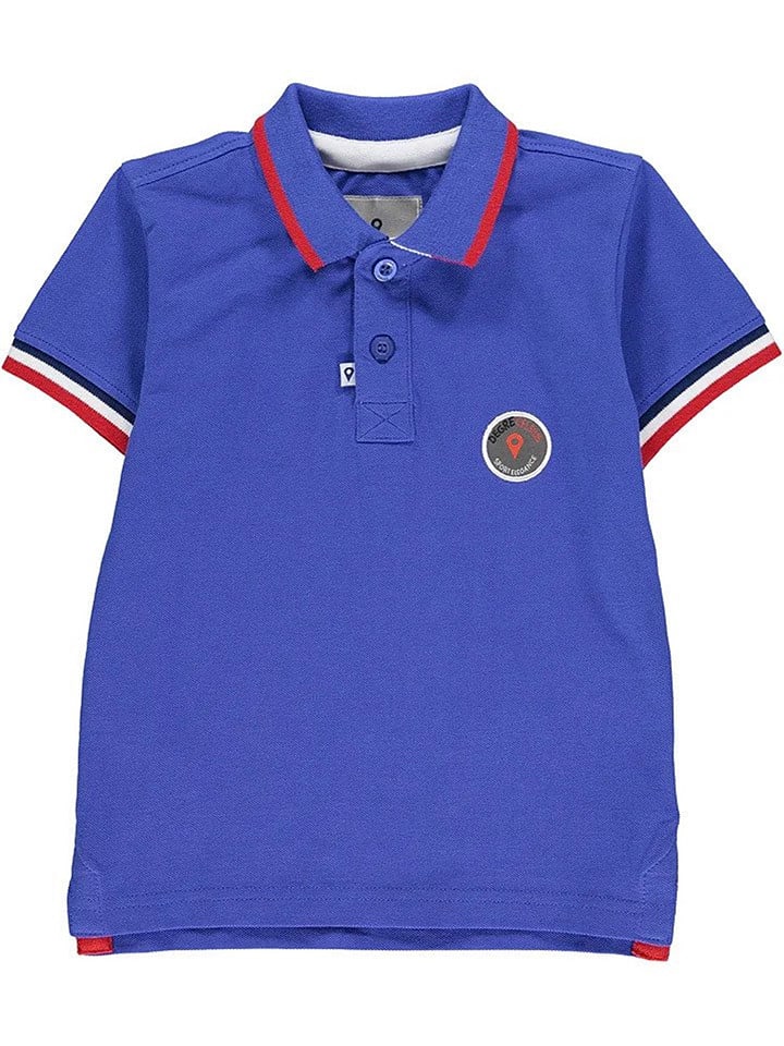 Peak Mountain Koszulka polo w kolorze niebieskim rozmiar: 164