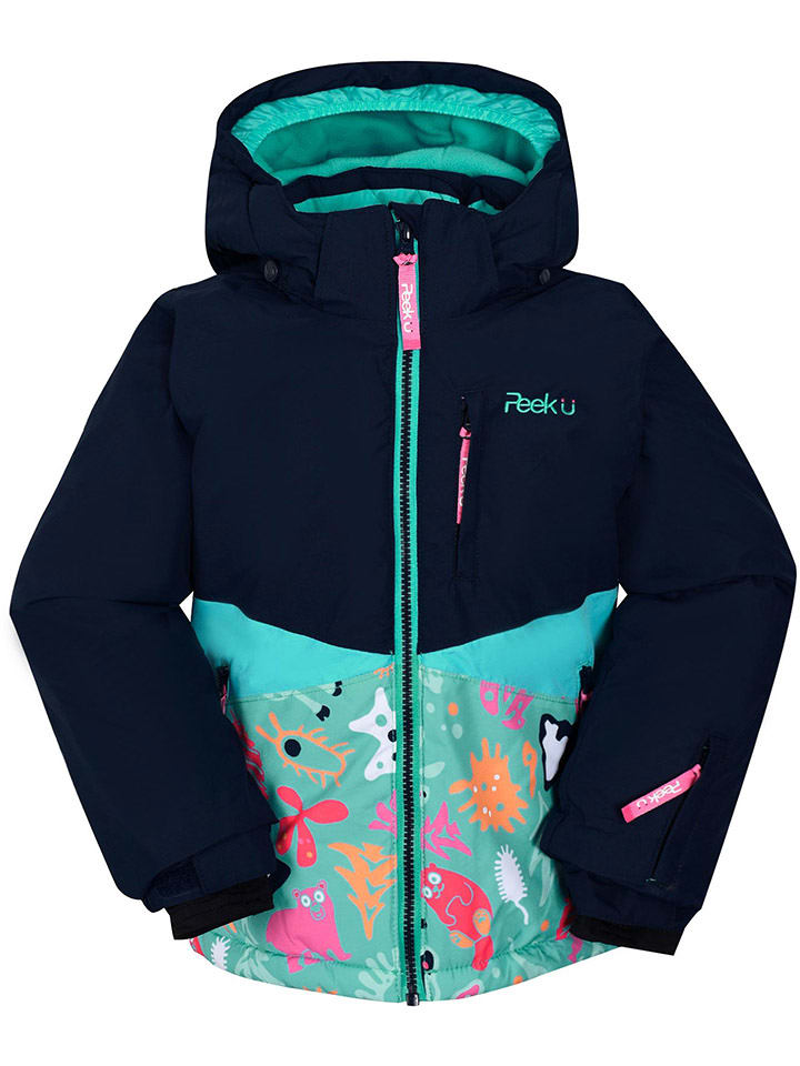 Peek U Zimowa kurtka funkcyjna "Livia" w kolorze granatowo-błękitnym rozmiar: 122