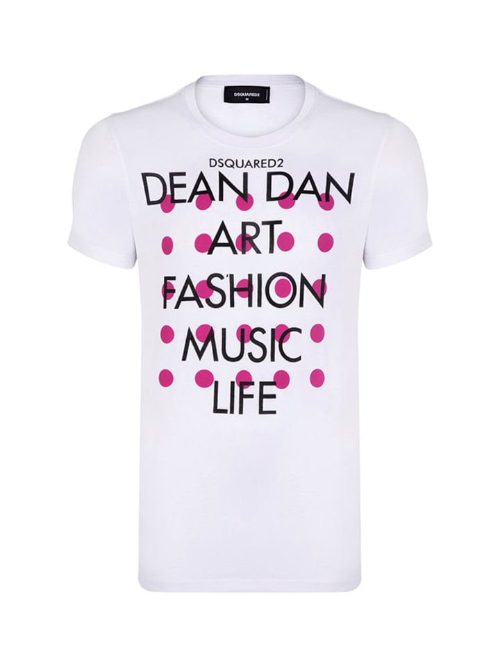 Dsquared² Koszulka w kolorze białym rozmiar: XL