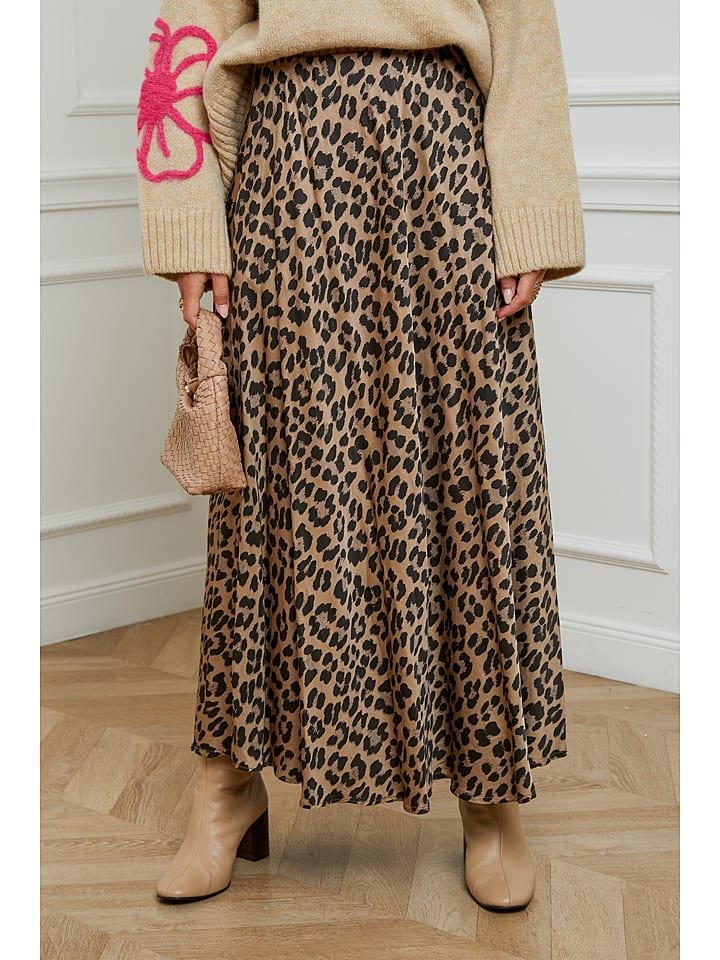 L'armoire de Suzette Spódnica w kolorze jasnobrązowo-czarnym rozmiar: 38/40