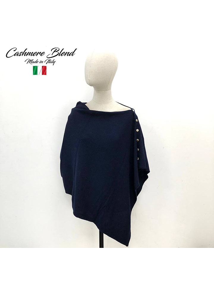 MILANO AMOUR Ponczo w kolorze granatowym rozmiar: onesize