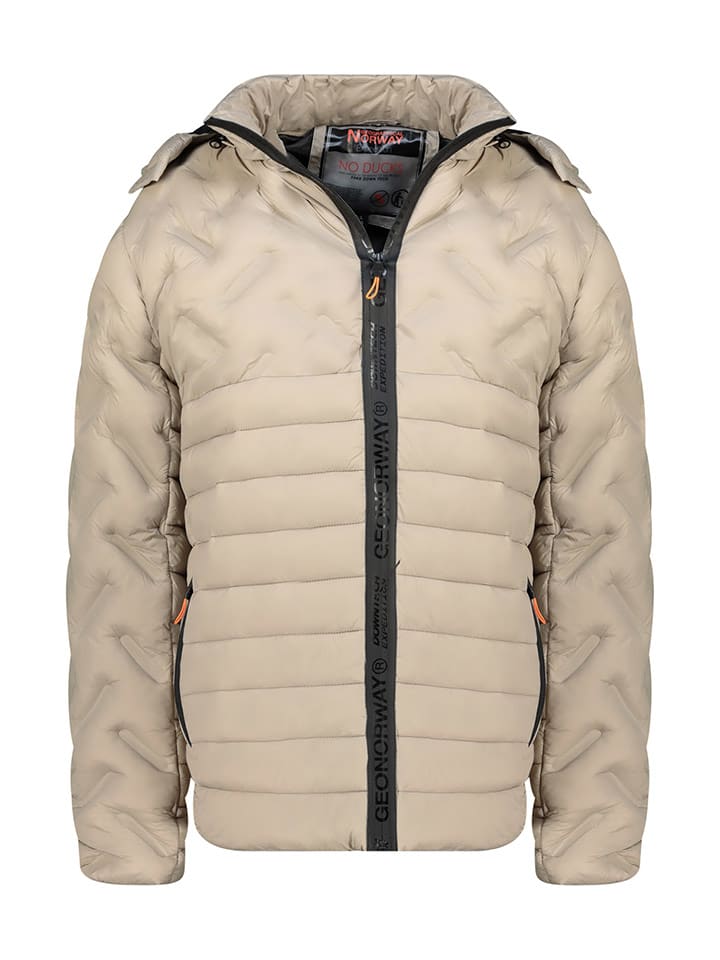 Geographical Norway Kurtka pikowana "Burator" w kolorze beżowym rozmiar: M