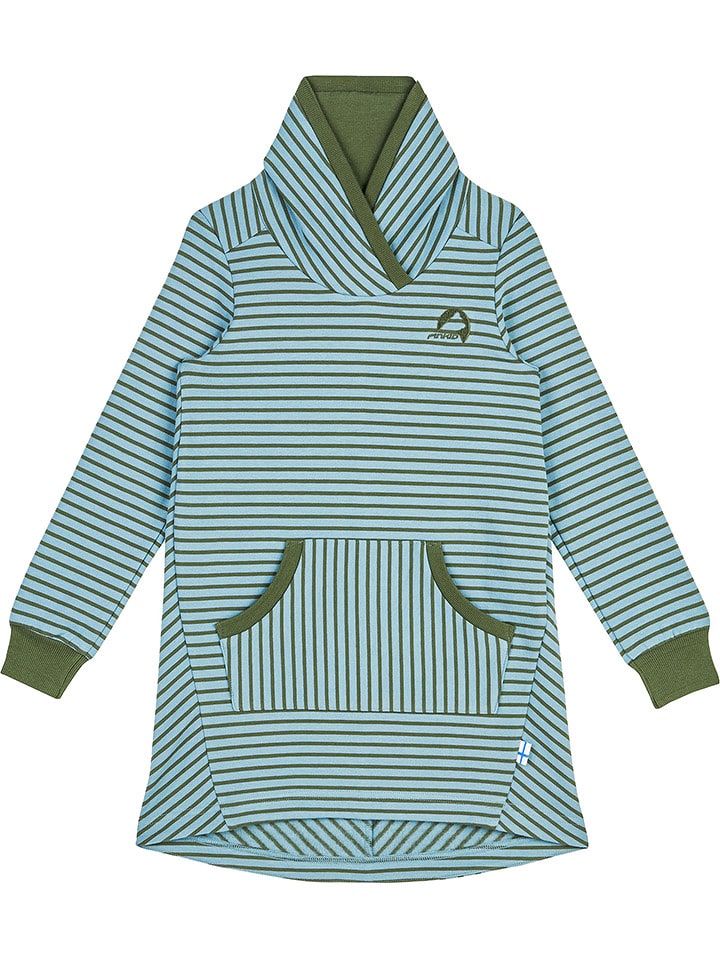 finkid Sukienka "Lumikko" w kolorze turkusowym rozmiar: 120/130